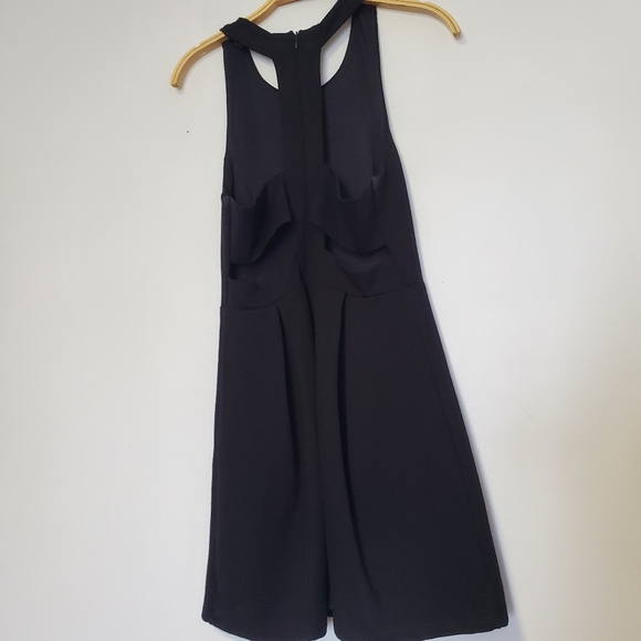 Lulu's Cutout and About Black Skater Dress - Picture 8 of 10